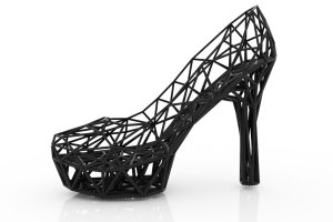 The next astronaut shoe? A 3D Printed stilleto. Made by Continuum Fashion